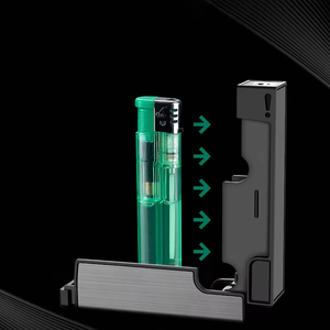 Futeng bán buôn New phong cách chất lượng cao 2-in-1 ABS thuốc lá trường hợp và doanh nhẹ hơn biểu tượng tùy chỉnh đa chức năng 20 cái capacital - Product Image 6