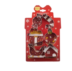 Vente chaude En Acier Inoxydable Père Noël Arbre De Noël DIY Gâteau Outils Moule À Biscuits pour La Fête De Noël Festival Cookie Cutter - Product Image 6