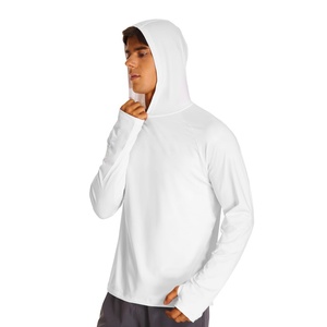 Sweat à capuche de pêche en polyester à séchage rapide avec impression par sublimation, protection UPF 50, couleur performance - Product Image 1