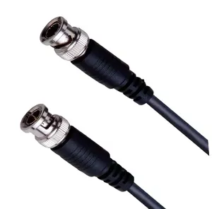 Fabrika fiyat BNC erkek BNC erkek 50 Ohm /75 Ohm koaksiyel kablo düzeneği BNC kablosu