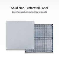 Panel Lantai Terangkat Anti Statis Aluminium Solid 55mm untuk Ruang Bersih Semikonduktor, Ruang Telekomunikasi, Pusat Data, Gudang