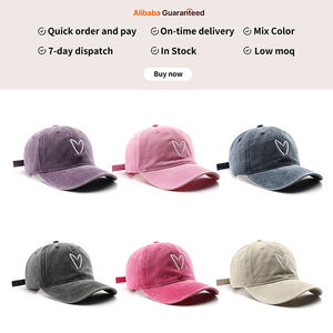 Casquette de baseball en coton délavé de haute qualité, style décontracté, avec logo brodé personnalisé - Product Image 5