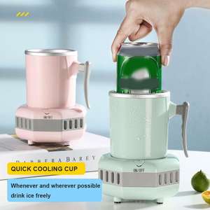 Nuevo Vaso Refrigerador de Enfriamiento Rápido, Portátil para el Hogar y la Oficina, Enfría Bebidas como Cola, Cerveza, Café, Jugo, Agua, Mini Nevera - Product Image 3