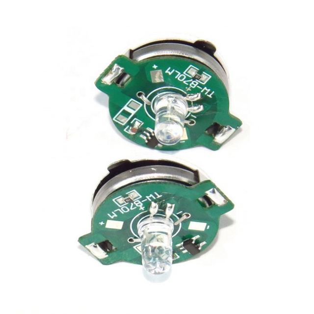 Factory Outlet Round Led Lights for Crafts Mini Single Led Lamp Small Cr2032 Battery Operated Led Flashing Module for Display