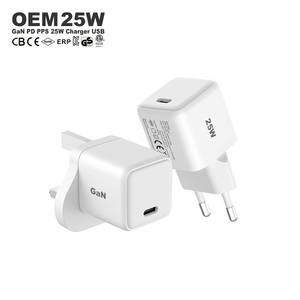 <span class=keywords><strong>Cargador</strong></span> Gan de 25w Tipo C de Fábrica con Certificado KC, <span class=keywords><strong>Cargador</strong></span> Rápido de Pared USB C PD Portátil de Viaje para Teléfono Móvil, para <span class=keywords><strong>iPhone</strong></span> y Samsung - Product Image 1