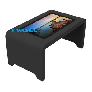 Meistverkaufte digitale Beschilderung interaktiver LCD-Werbebildschirm intelligenter Touchscreen Tisch Restaurant Tisch mit Touchscreen