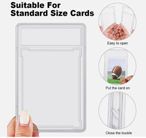 Estuche de Cuero PU Transparente de Alta Calidad para Tarjetas Graduadas de 35PT con Cierre Magnético para <span class=keywords><strong>BGS</strong></span> SGC TCG Pokemoned - Product Image 4