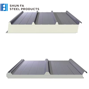 Panneau sandwich de toit en aluminium isolant personnalisé de 30mm Panneau sandwich PIR/PU en <span class=keywords><strong>polyuréthane</strong></span> <span class=keywords><strong>mousse</strong></span> pour revêtement de maison - Product Image 3