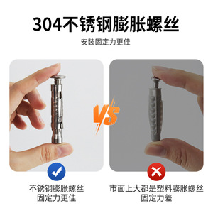 Barre d'appui de salle de bain en alliage d'aluminium, 60 cm, pliable, avec accoudoirs antidérapants, fixation murale, pour personnes âgées et handicapées, support de sécurité - Product Image 5