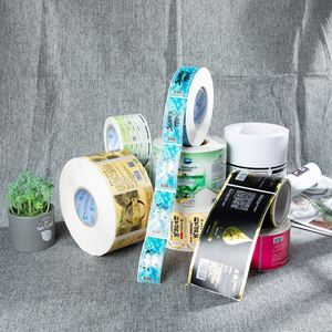 Étiquettes personnalisées pour aliments, impression d'étiquettes d'emballage, autocollants en vinyle en rouleau, conception d'autocollants imperméables avec logo personnalisé - Product Image 4