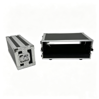 Boîtier de transport OEM 3U sur roulettes pour équipement de moins de 35 cm avec poignée rétractable intégrée et couvercles fusionnables