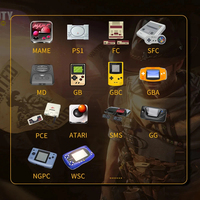 Console de jeu portable SF3000 avec 14 émulateurs, 2 manettes, écran IPS 4,5 pouces, fonction externe OTC, 64 Go, plus de 20 000 jeux