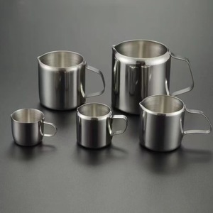 Pichet à lait pour barista en acier inoxydable 304, plusieurs tailles 0,7/1 mm, pour latte art, mousseur à lait, chauffe-tasse, pot à bouillir, pichet à lait pour café - Product Image 2