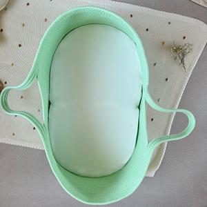 Corde de coton tissé <span class=keywords><strong>Moïse</strong></span> panier bébé dormir panier à langer dessin animé décoration comprend matelas matelas matelas matelas paniers de rangement - Product Image 5