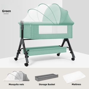 Nuevo diseño moderno, juego de <span class=keywords><strong>cama</strong></span> plegable para bebé, <span class=keywords><strong>cuna</strong></span> para dormir, cunas para niños, camas columpio, <span class=keywords><strong>cuna</strong></span> para bebé, <span class=keywords><strong>cuna</strong></span> para recién nacido - Product Image 5