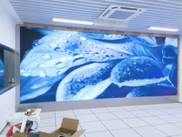 Mur vidéo LED couleur intérieur P2.5/P3 avec luminosité de 600 cd/m² et HDR 1000:1 pour la publicité dans les centres commerciaux