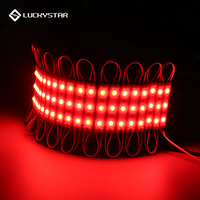 LUCKYSTAR Daya Tinggi LE6113 IP65 Injeksi 12V 3 LED Modul Luar Ruangan 2835 5050 Cina Iklan Kotak Cahaya Energi Baru Efisien