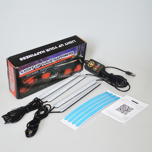 Systèmes d'éclairage automobile, éclairage intérieur automobile, application RGB, décoration musicale, bande LED, éclairage d'ambiance pour l'intérieur de la voiture, <span class=keywords><strong>interface</strong></span> USB - Product Image 4
