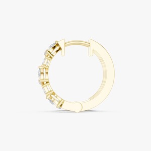 Aros de Oro Elegantes de Calidad de Exportación para Mujer, Ligeros y Cómodos para Uso Casual y Formal, Disponibles para la Venta - Product Image 3