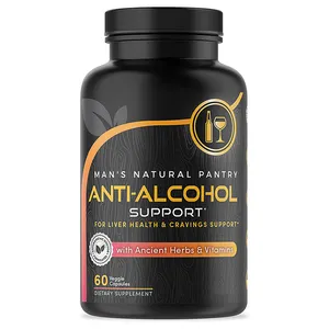 OEM 500 100% natürlicher pflanzlicher Anti-Alkohol-Kater verhindert Kapsel Marien distel Leber Detox Cleanse Support Gut Organ Health