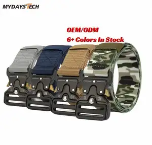 Mydays Tech Outdoor Tactical Belt Nylon Outdoor Webbing Belt Tactical Belt With Quick Release Buckle