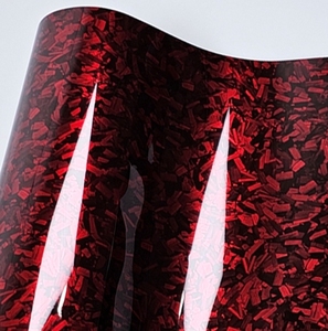 Autocollant de carrosserie de voiture complet en vinyle <span class=keywords><strong>camouflage</strong></span> noir et rouge 1,52*20m - Product Image 2