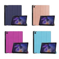 Étui pour Samsung galaxy Tab A8 10.5 pouces couverture 2022 SM-X200 SM-X205 Flip Tri-fold Stand tablette couverture