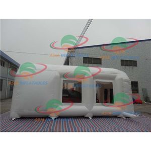 Cabine de pulvérisation gonflable Carcoon pour la promotion automobile, tente de protection de voiture gonflable blanche pour exposition automobile - Product Image 6