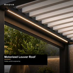 Pérgola Motorizada RKOVE: Crea tu Zona Privada para Comer y Cocinar al Aire Libre - Product Image 2