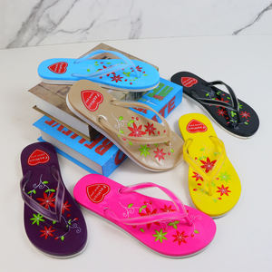Nouvelles tongs hawaïennes de qualité en gros Sandales de <span class=keywords><strong>plage</strong></span> Tongs pantoufles pour femmes - Product Image 1