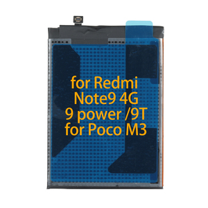 Pin điện thoại 6000mAh bn62 cho Xiaomi note9 4G POCO M3 pin chất lượng cao cho <span class=keywords><strong>Redmi</strong></span> <span class=keywords><strong>Redmi</strong></span> 9t 9 điện - Product Image 2