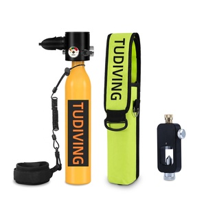 TUDIVING 0.5L <span class=keywords><strong>Bouteille</strong></span> d'aluminium <span class=keywords><strong>de</strong></span> <span class=keywords><strong>plongée</strong></span> en gros <span class=keywords><strong>avec</strong></span> corde <span class=keywords><strong>de</strong></span> sécurité, petit sac à dos portable, réservoir d'air pour <span class=keywords><strong>plongée</strong></span> sous-marine - Product Image 1