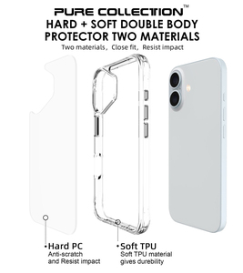 <span class=keywords><strong>Cover</strong></span> per <span class=keywords><strong>iPhone</strong></span> 16 Plus in PC rigido trasparente, antiurto, compatibile con <span class=keywords><strong>iPhone</strong></span> <span class=keywords><strong>13</strong></span>, 12 <span class=keywords><strong>Mini</strong></span>, 11, 17 Air, 15, 14 Pro Max - Product Image 3