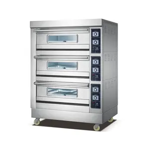 Stainless Steel Comercial Konveksi Digital Pizza Pita Kompor Listrik Oven