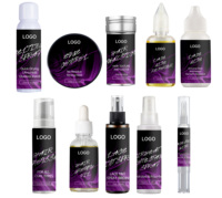 Kit de Soins Complet pour Perruques OEM - Dissolvant de Colle pour Perruques en Dentelle, Produits Coiffants pour le Contrôle des Bords, pour Cheveux Africains et Maquillage de Scène