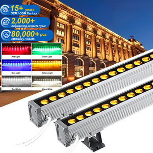 Surface Mounted Recessed Wall Washer <strong>Light</strong> Fixture Outdoor <strong>LED</strong> Wall Wash Linear <strong>Light</strong> <strong>Bar</strong> For Architectural Landscape Lighting - Product Image 1