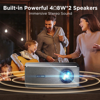 Vente en gros de qualité C50B 4K mini projecteur mobile LED extérieur avec Wifi et Bluetooth Android Rhd Led scellé projecteur Full 3D HD