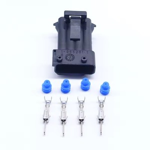 Connecteur électrique automobile étanche Tyco Amp 4 broches femelle et mâle XG7041K-3.5-11/21 144998-5 pour capteur O2 <span class=keywords><strong>QQ</strong></span> - Product Image 2
