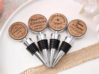 Bouchon de vin personnalisé fait à la main gravé avec le nom du couple et la date de l'anniversaire, cadeau sentimental pour petite amie/petit ami, cadeaux d'anniversaire
