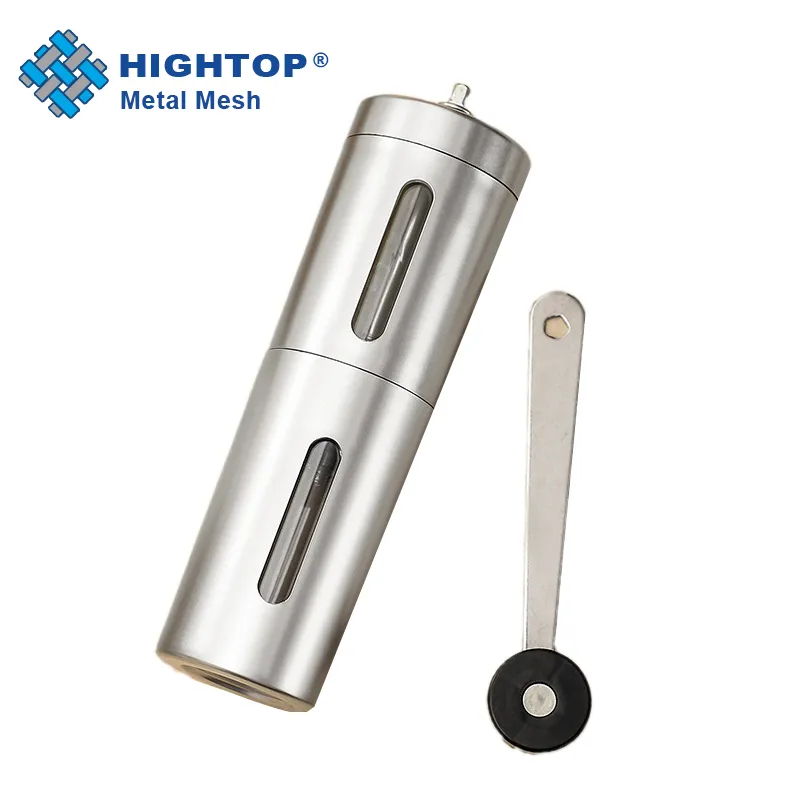 Hot Sale Stainless Steel Ceramic Burr Mini Portable Hand Manual Coffee Grinder