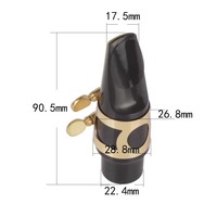 Saxophone alto professionnel 5 pièces ensemble d'embouchure vente chaude en gros Jazz et Concert Band Instruments à cordes accessoire