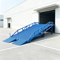 Rampe mobile hydraulique certifiée CE, réglable en hauteur, pour le chargement en entrepôt logistique