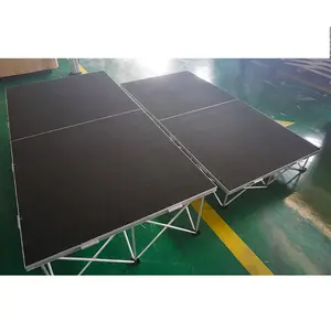 Aluminum riser portable event stage outdoor concert used folding stage