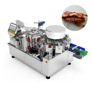 JIE NUO Hot Selling Multifunktion ale automatische Lebensmittel-Rotations vakuum ier maschine Roastente Geschmorte Fleisch verpackungs maschine