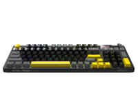 JEDEL Keyboard Mekanik Baru 97 Tombol Tiga Mode dengan Layar LCD dan Tombol Putar untuk Laptop Komputer Desktop