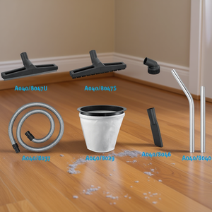 Kit d'accessoires pour aspirateur Fervi Wet 80L 2 moteurs pour le nettoyage des fissures des sols - Product Image 3