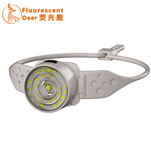 Lampe frontale fluorescente pour cerf, LED, 2000 mAh, rechargeable, réglable, pour la course en plein air et la conduite nocturne - Product Image 1