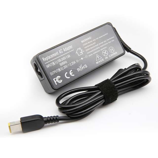 20V 2.25A 45W USB PC Charger for lenovo Thinkpad T470 T440 G50-45 IdeaPad Yoga 2 11 Laptop AC Adapter Wholesale