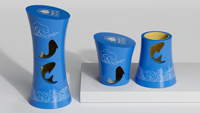 Boîte cadeau en cuir PU pour parfum avec un nouveau style de boîte cadeau en PU pour l'emballage de parfum