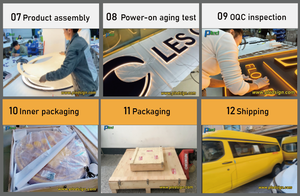 Lettere in metallo 3D logo lettera segno di progettazione del logo aziendale segni di affari canale personalizzato lettera negozio segno per le imprese - Product Image 4